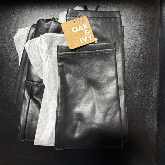 Frank & Oak Faux Leather Pants - Small - NWT - Picture 3 of 4